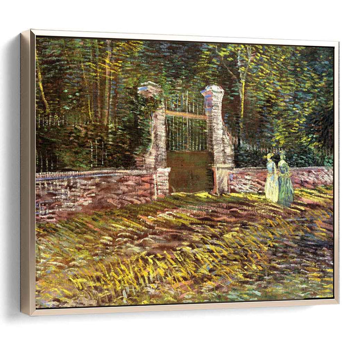 Entrance to the Voyer-d'Argenson Park at Asnieres (1887) by Vincent van Gogh