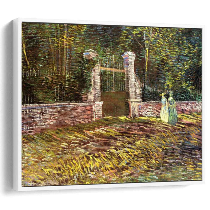 Entrance to the Voyer-d'Argenson Park at Asnieres (1887) by Vincent van Gogh