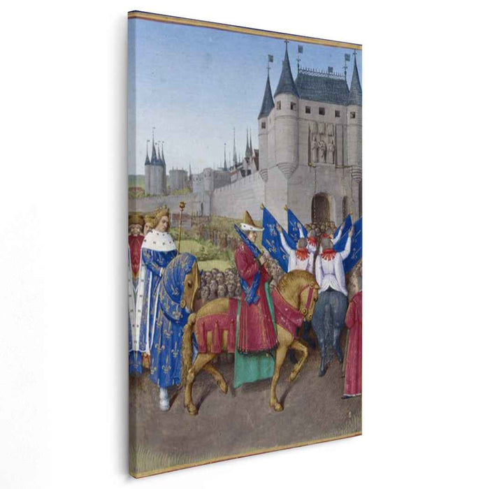 Entry of Charles V in Paris (1460) by Jean Fouquet