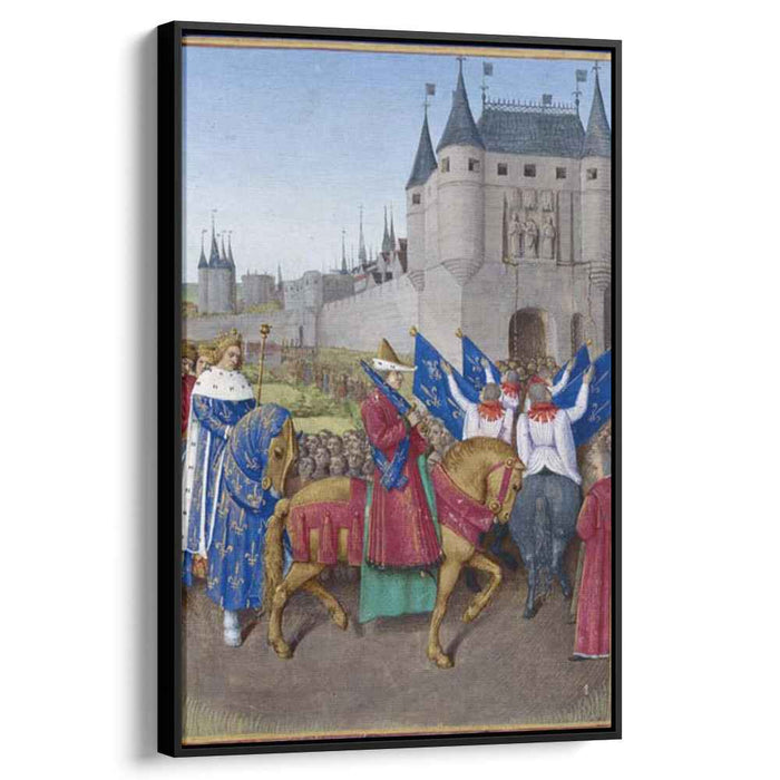 Entry of Charles V in Paris (1460) by Jean Fouquet