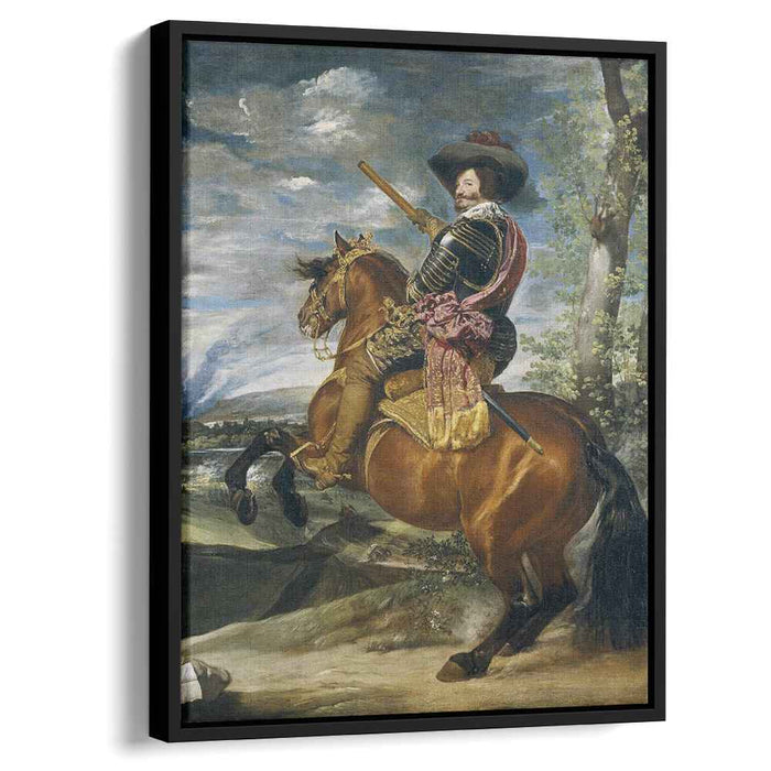 Equestrian Portrait of Don Gaspar de GuzmanCount Duke of Olivares (1634) by Diego Velazquez