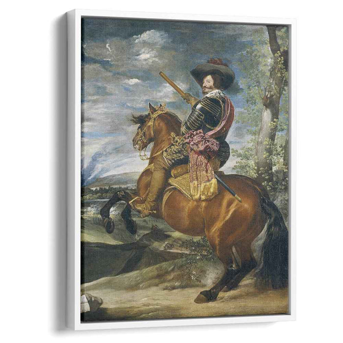 Equestrian Portrait of Don Gaspar de GuzmanCount Duke of Olivares (1634) by Diego Velazquez