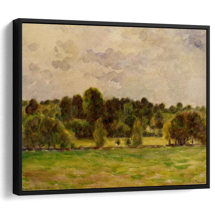 Eragny, Twilight by Camille Pissarro