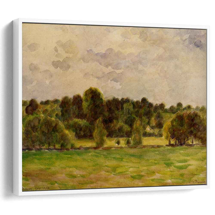 Eragny, Twilight by Camille Pissarro