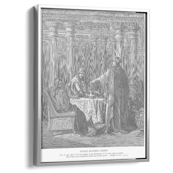 Esther Accuses Haman by Gustave Dore
