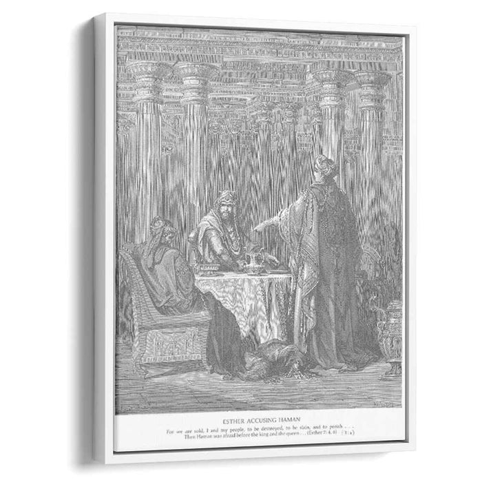 Esther Accuses Haman by Gustave Dore