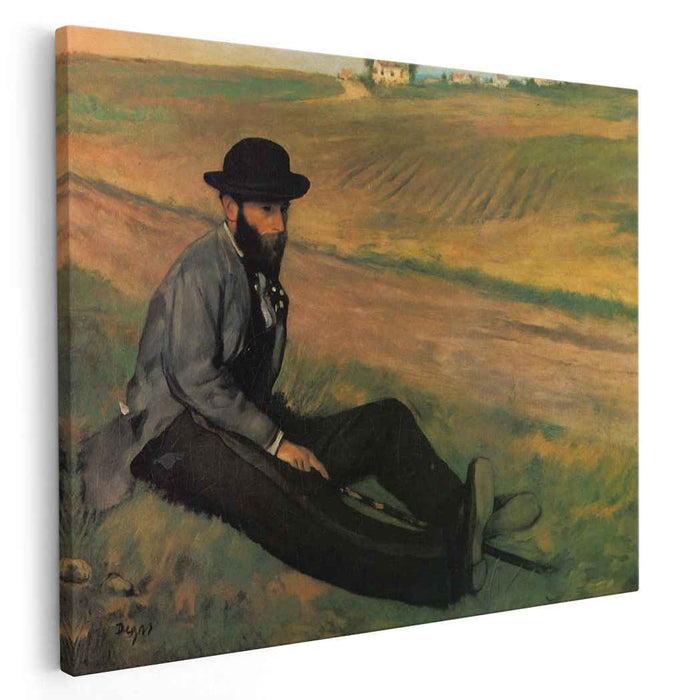Eugene Manet (1874) by Edgar Degas
