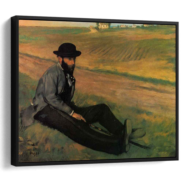 Eugene Manet (1874) by Edgar Degas