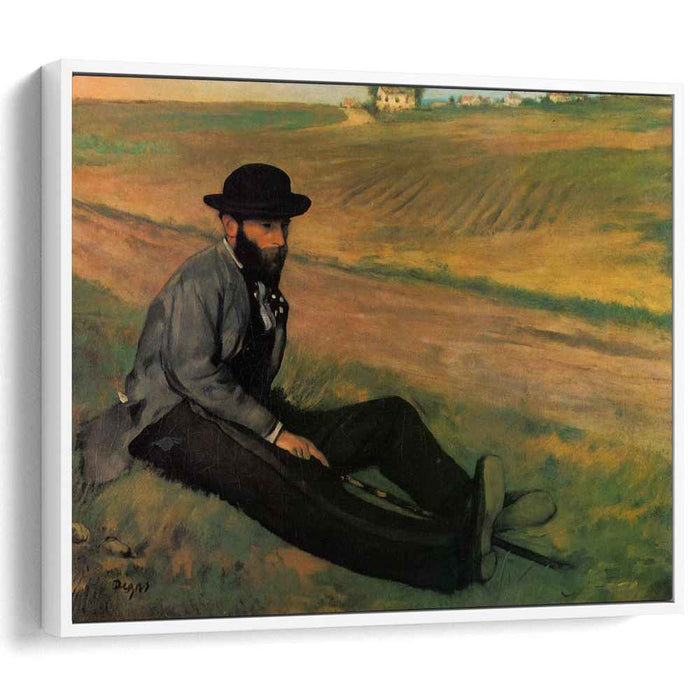 Eugene Manet (1874) by Edgar Degas