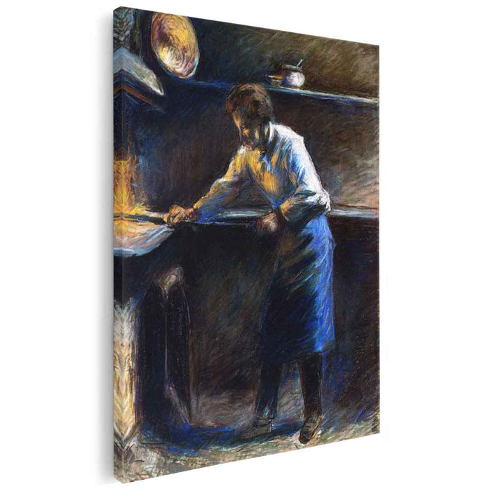 Eugene Murer at His Pastry Oven (1877) by Camille Pissarro