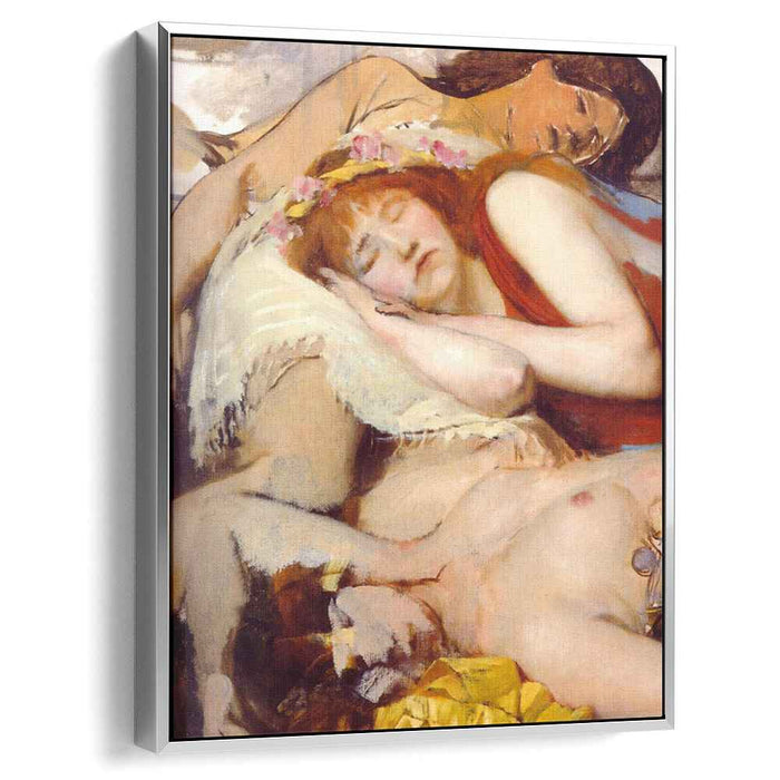 Exhausted Maenides after the Dance (1874) by Sir Lawrence Alma-Tadema