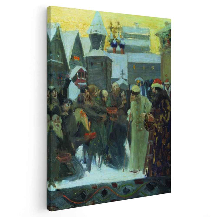 Exit of Tsar Ivan the Terrible (1900) by Boris Kustodiev