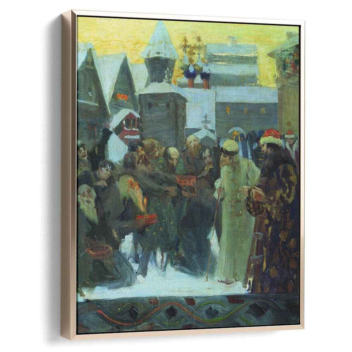 Exit of Tsar Ivan the Terrible (1900) by Boris Kustodiev