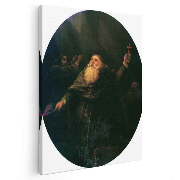 Explosion of Arkadion Monastery on Crete in 1866 (1867) by Ivan Aivazovsky