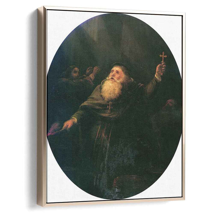 Explosion of Arkadion Monastery on Crete in 1866 (1867) by Ivan Aivazovsky