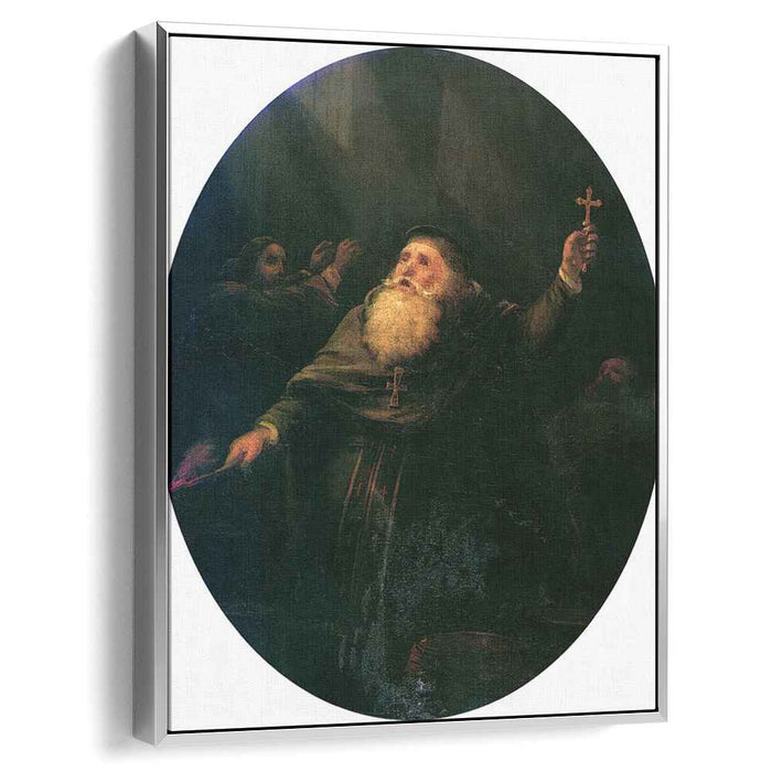 Explosion of Arkadion Monastery on Crete in 1866 (1867) by Ivan Aivazovsky