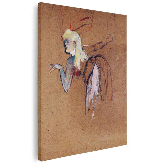 Extra in the Folies Bergere Revue (1896) by Henri de Toulouse-Lautrec