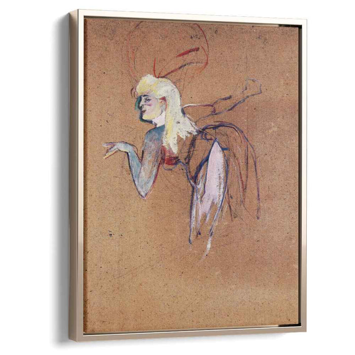 Extra in the Folies Bergere Revue (1896) by Henri de Toulouse-Lautrec