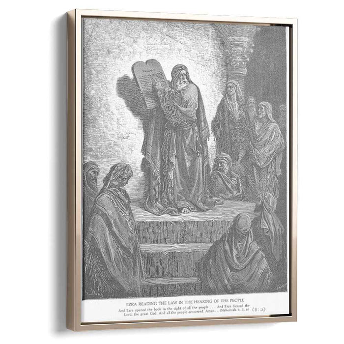 Ezra Reads the Law to the People by Gustave Dore