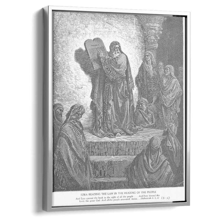 Ezra Reads the Law to the People by Gustave Dore