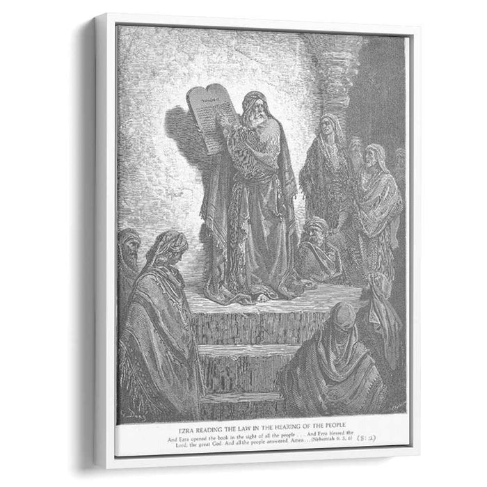 Ezra Reads the Law to the People by Gustave Dore
