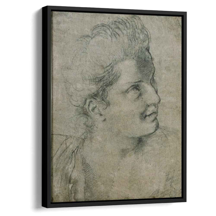 Face a woman turned towards the right by Annibale Carracci