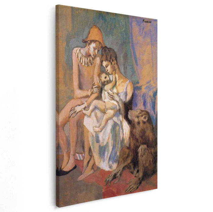 Family of Acrobats with Monkey (1905) by Pablo Picasso