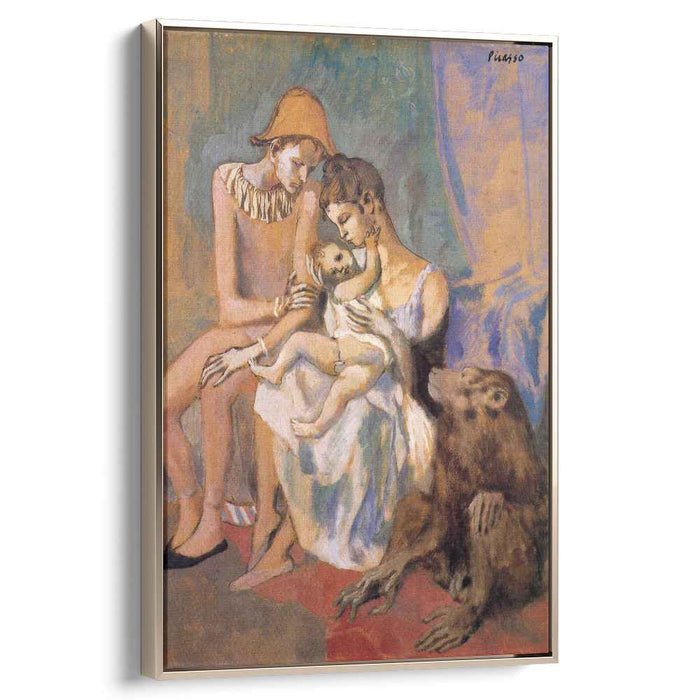 Family of Acrobats with Monkey (1905) by Pablo Picasso