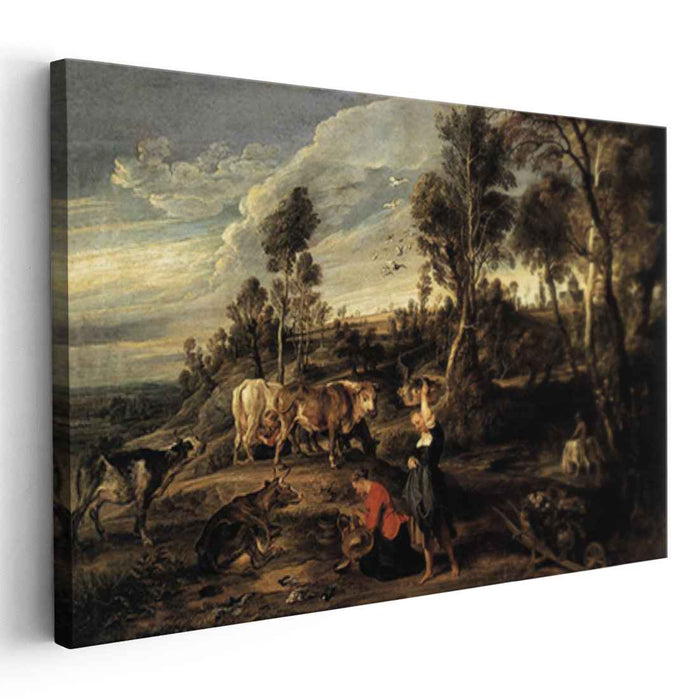 Farm at Laken (1618) by Peter Paul Rubens