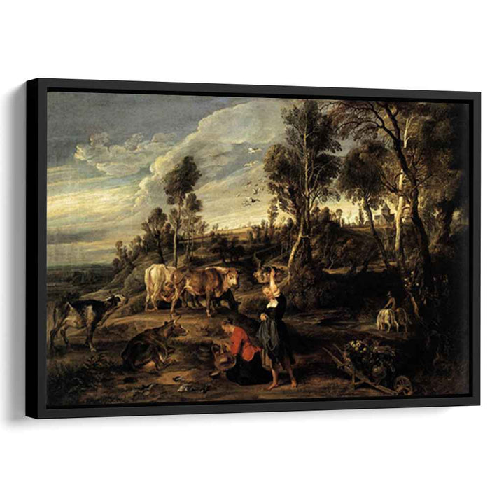Farm at Laken (1618) by Peter Paul Rubens