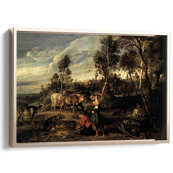 Farm at Laken (1618) by Peter Paul Rubens