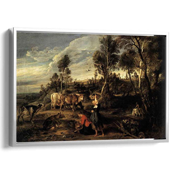 Farm at Laken (1618) by Peter Paul Rubens
