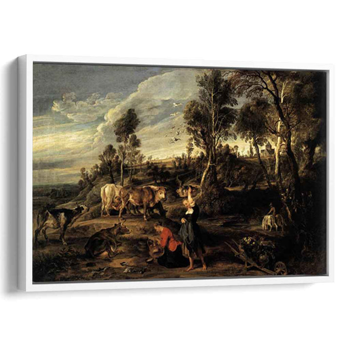 Farm at Laken (1618) by Peter Paul Rubens
