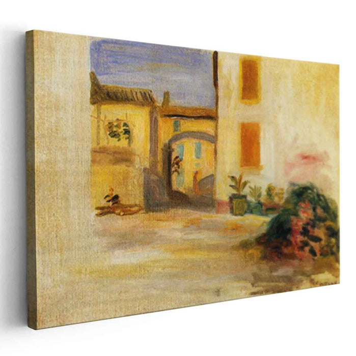 Farm Courtyard by Pierre-Auguste Renoir