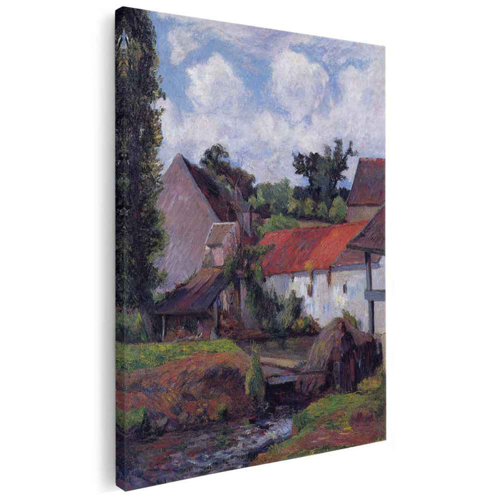 Farm in Osny (1883) by Paul Gauguin