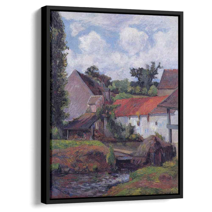 Farm in Osny (1883) by Paul Gauguin