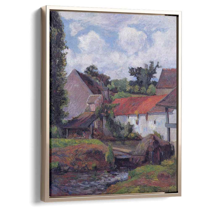 Farm in Osny (1883) by Paul Gauguin