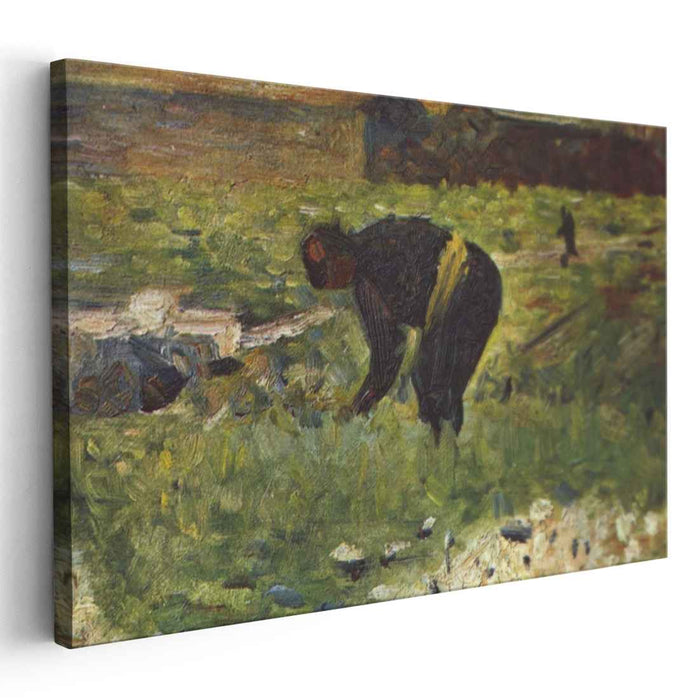 Farmer to work (1883) by Georges Seurat