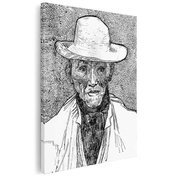 Farmer with straw hat (1888) by Vincent van Gogh