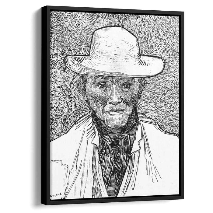 Farmer with straw hat (1888) by Vincent van Gogh