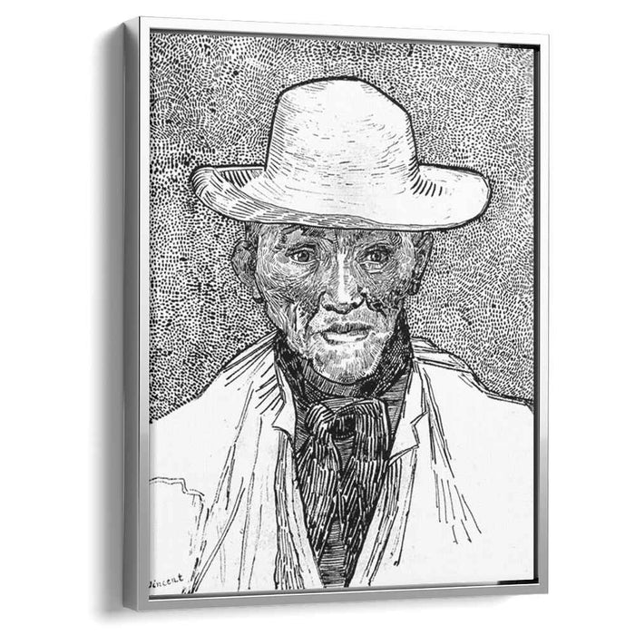 Farmer with straw hat (1888) by Vincent van Gogh