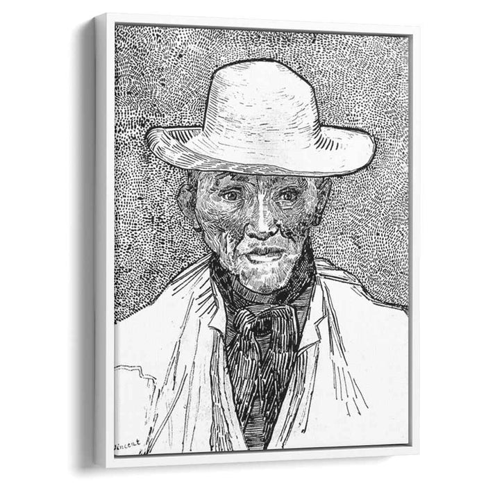 Farmer with straw hat (1888) by Vincent van Gogh