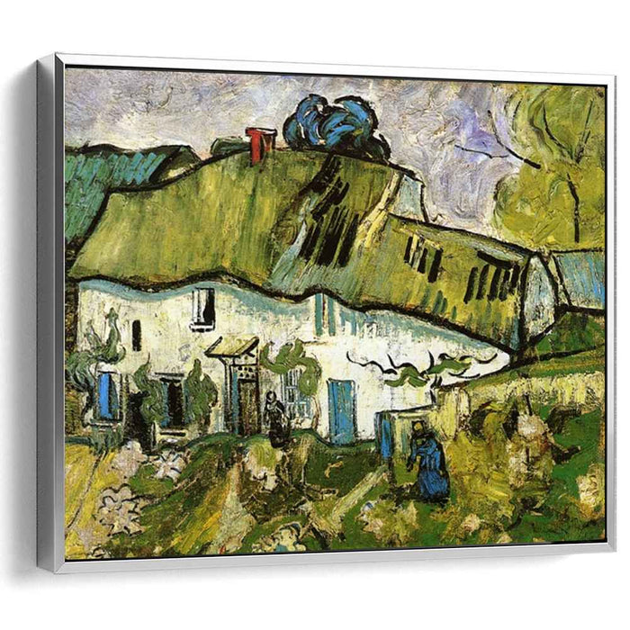 Farmhouse with Two Figures (1890) by Vincent van Gogh