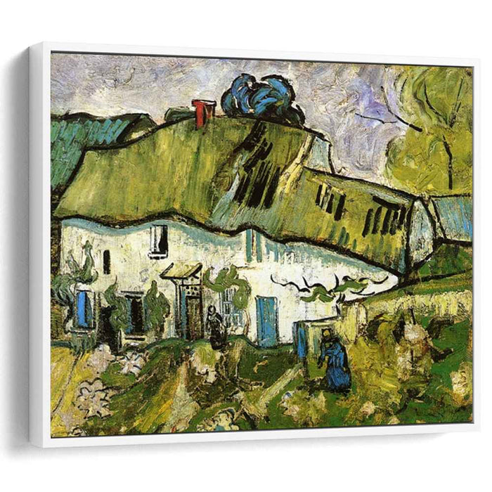 Farmhouse with Two Figures (1890) by Vincent van Gogh