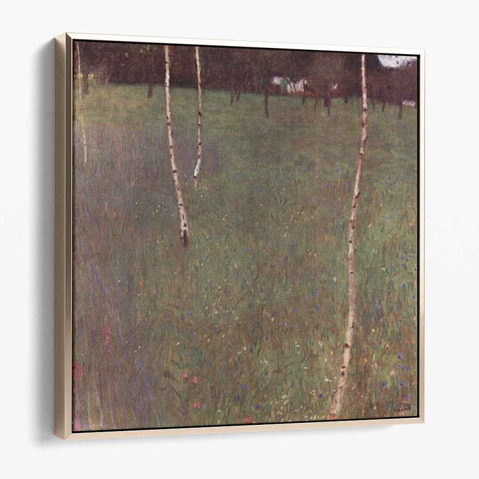 Farmhouses with Birch Trees (1900) by Gustav Klimt