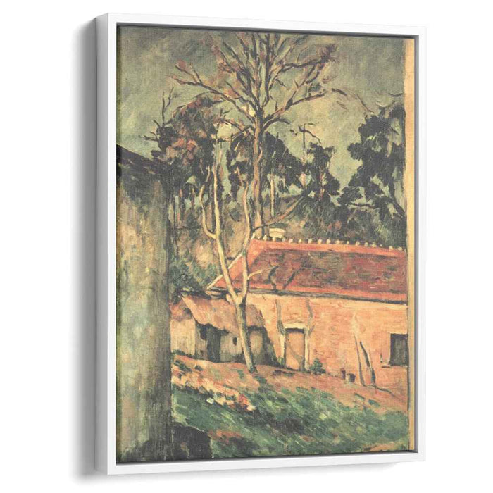 Farmyard at Auvers (1880) by Paul Cezanne