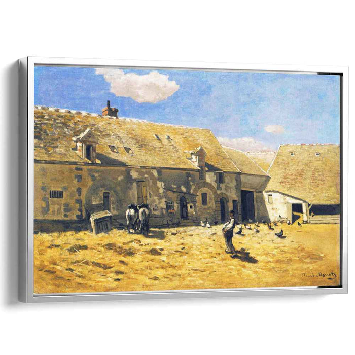 Farmyard at Chailly (1865) by Claude Monet