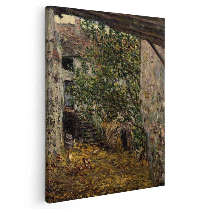 Farmyard (1878) by Claude Monet