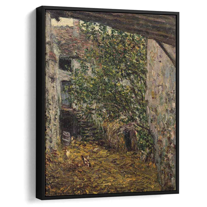 Farmyard (1878) by Claude Monet