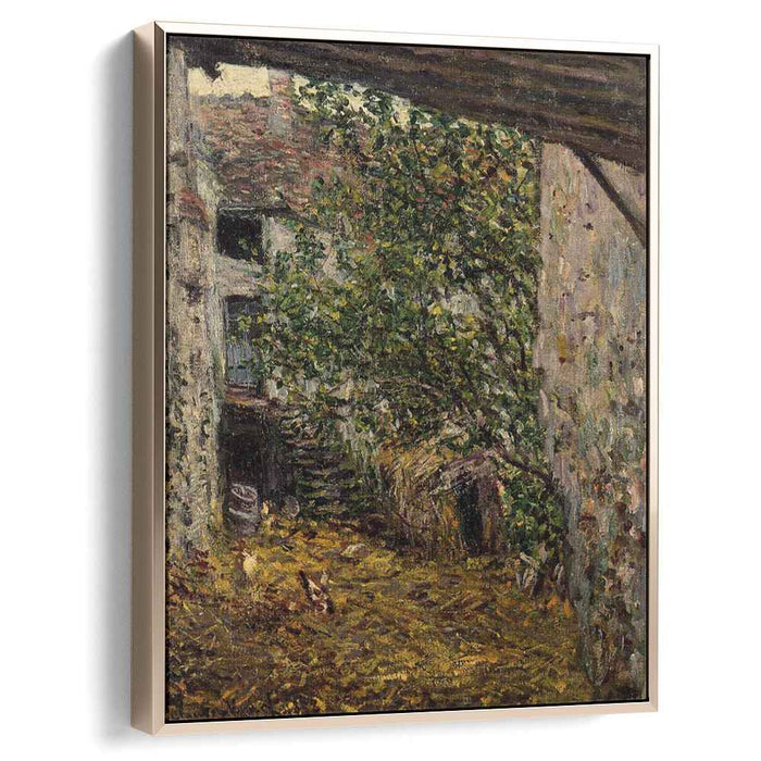 Farmyard (1878) by Claude Monet